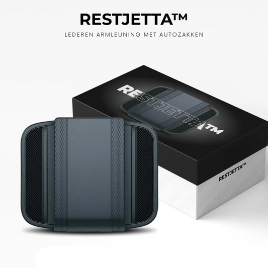 Leather Armrest with Storage Holder for Car Essentials – RestJetta™