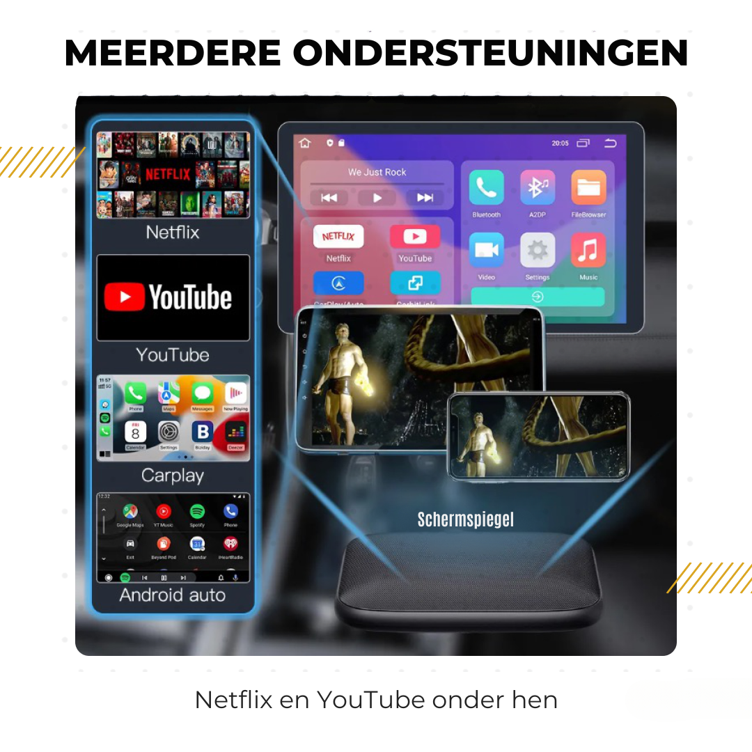 Wireless CarPlay/Android Auto Adapter for Multimedia – DriveJetta Pro™ [LIMITED STOCK]