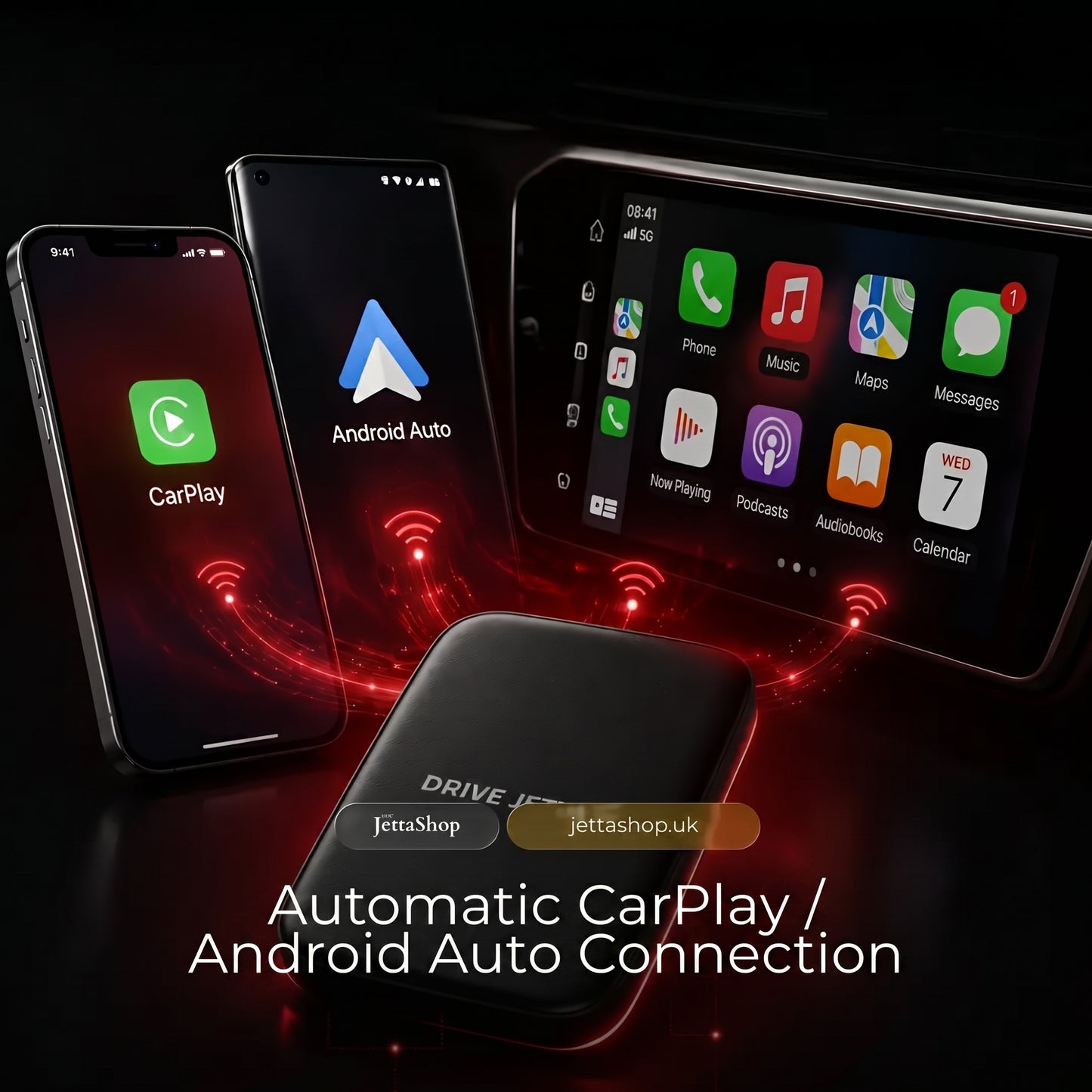 DriveJetta Pro™ — Full Android experience with CarPlay and streaming on your car's original screen [LAUNCHING 2026]