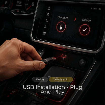 DriveJetta Pro™ — Full Android experience with CarPlay and streaming on your car's original screen [LAUNCHING 2026]