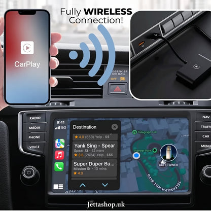 Wireless CarPlay/Android Auto Adapter for Universal Multimedia - DriveJetta Ultra™