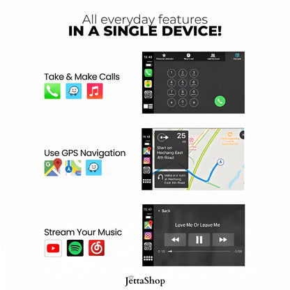Wireless CarPlay/Android Auto Adapter for Universal Multimedia - DriveJetta Ultra™