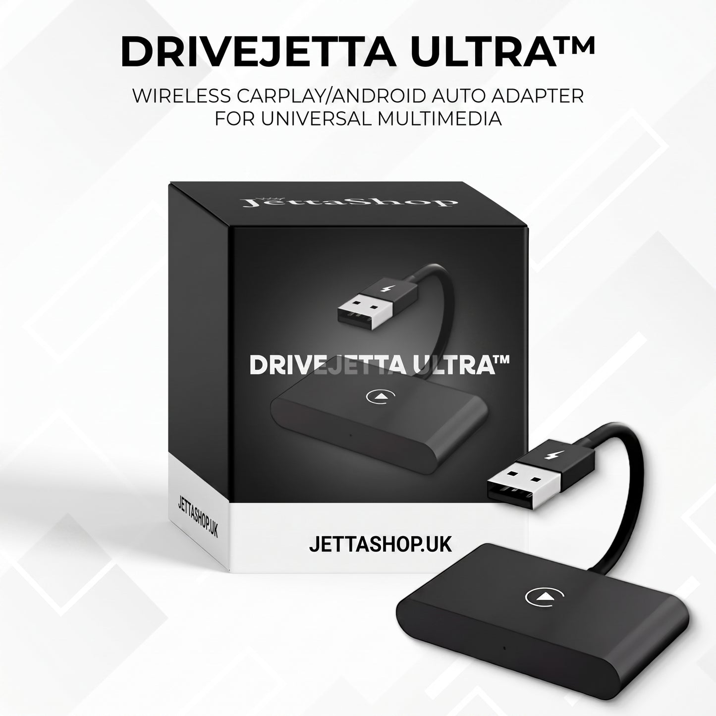 Wireless CarPlay/Android Auto Adapter for Universal Multimedia - DriveJetta Ultra™