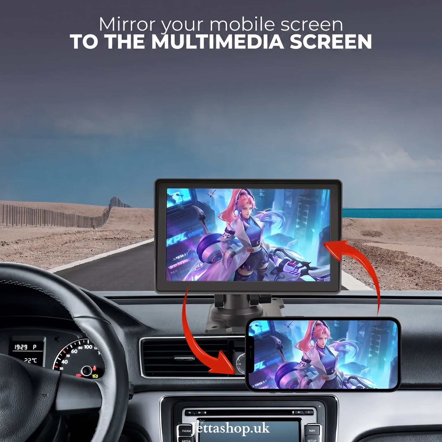 CarPlay/Android Auto Universal Automotive Multimedia - Jetta MaxPlay™ [LIMITED PROMOTION]
