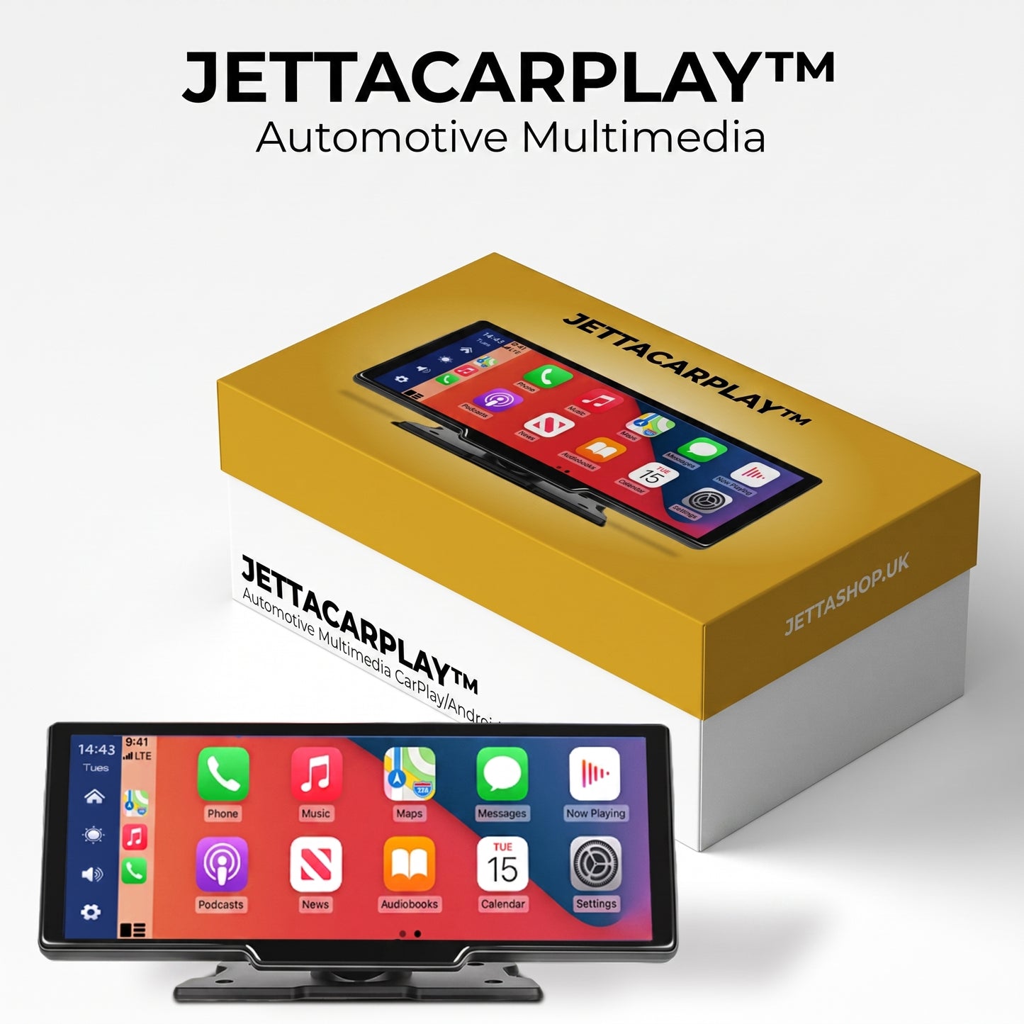 CarPlay/Android Auto Automotive Multimedia System - JettaCarPlay™ [LIMITED TIME OFFER]