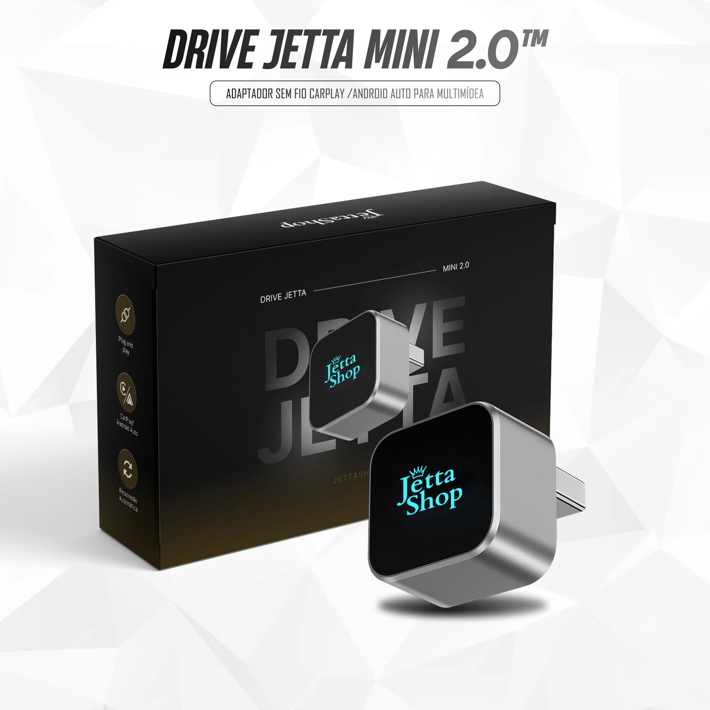 DriveJetta Mini 2.0 — Wireless CarPlay and Android Auto at its Best [LAUNCHING 2026]