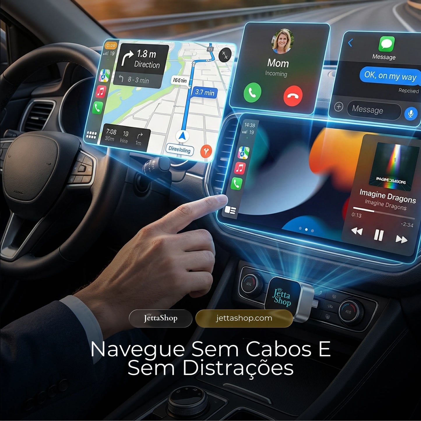 DriveJetta Mini 2.0 — Wireless CarPlay and Android Auto at its Best [LAUNCHING 2026]